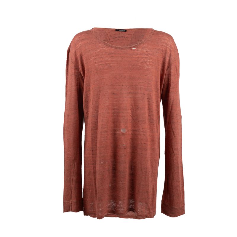 Balmain Distressed Long Sleeve T-Shirt - '10s